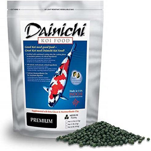 Dainichi Premium Koi Food Medium Pellet